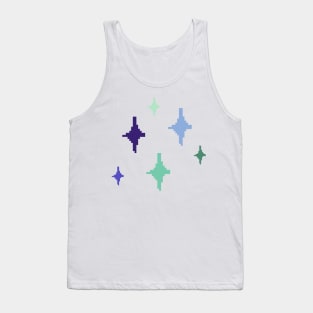 Mlm Pride Sparkles Pixel Art Tank Top